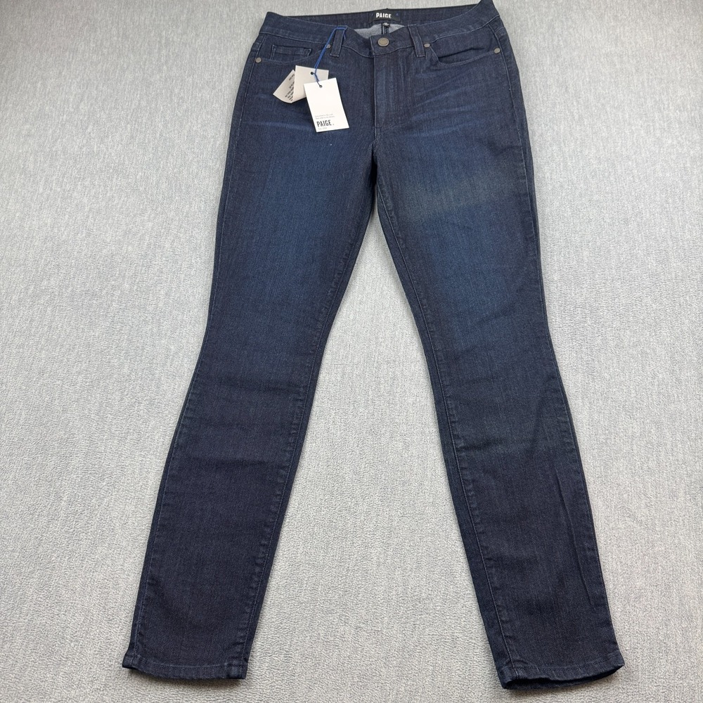Paige Jeans Women 30x28 Blue Hoxton Ultra Skinny  Stretch Denim Flawless Fit NWT